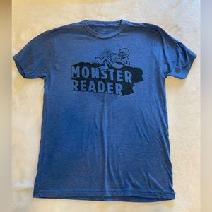 Out of Print - Monster Reader tshirt - size medium
